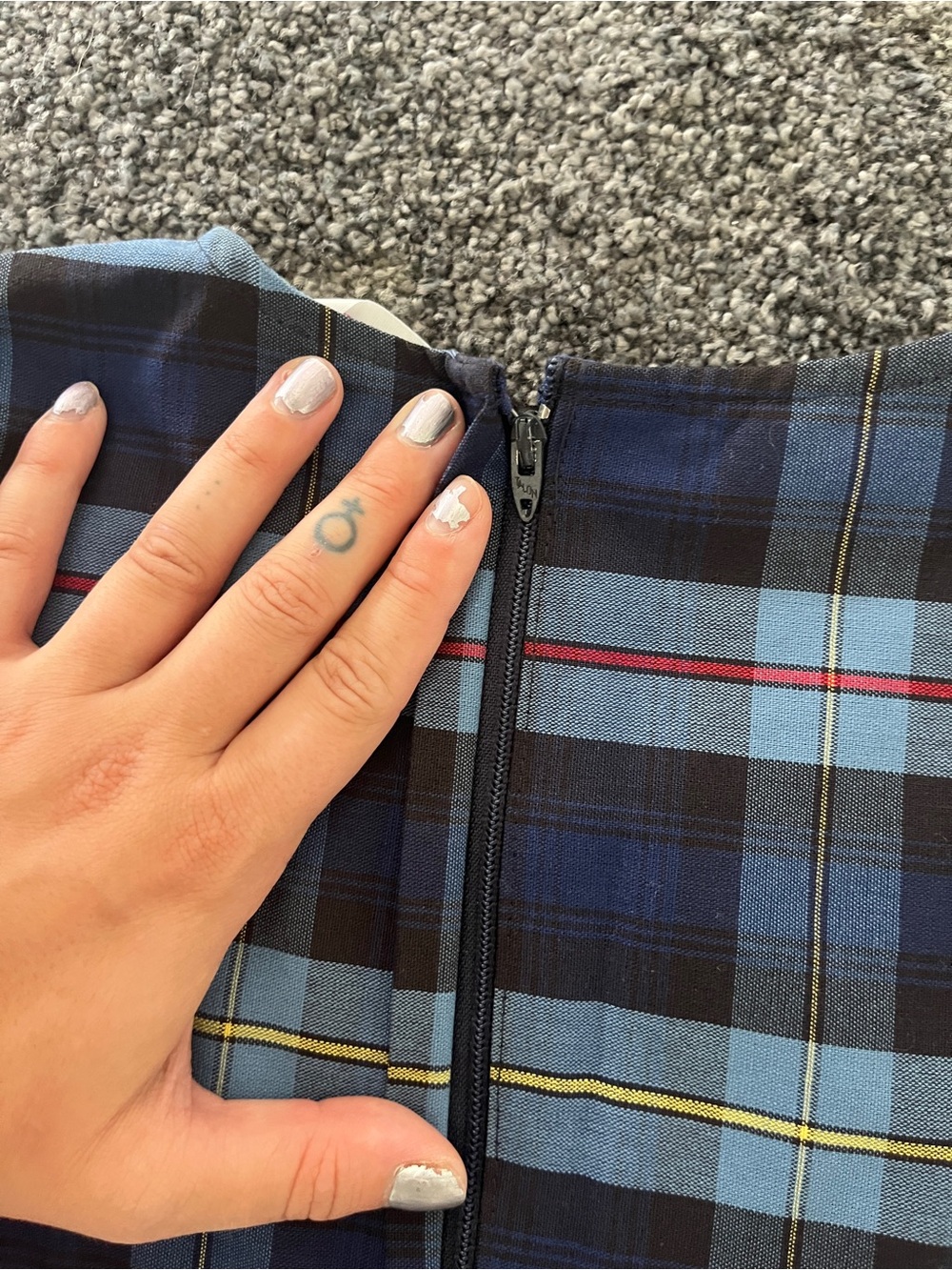 VINTAGE PLAID DRESS - Picture 6 of 6